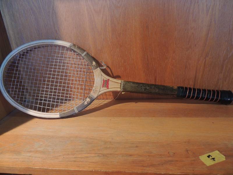 lot 154 image: Wales Tennis Racquet Made in  En...