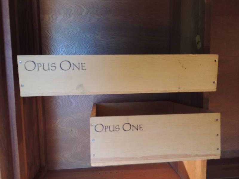 lot 155 image: Opus One 2007 wine box & Magnum Opu...