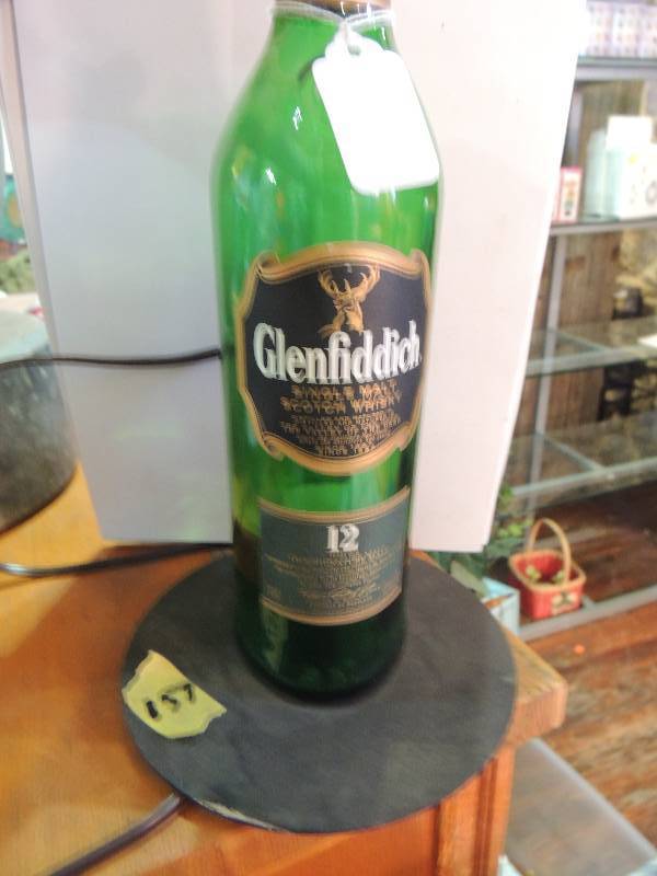 lot 157 image: Glenfiddich wine lamp (Scotish) 12...