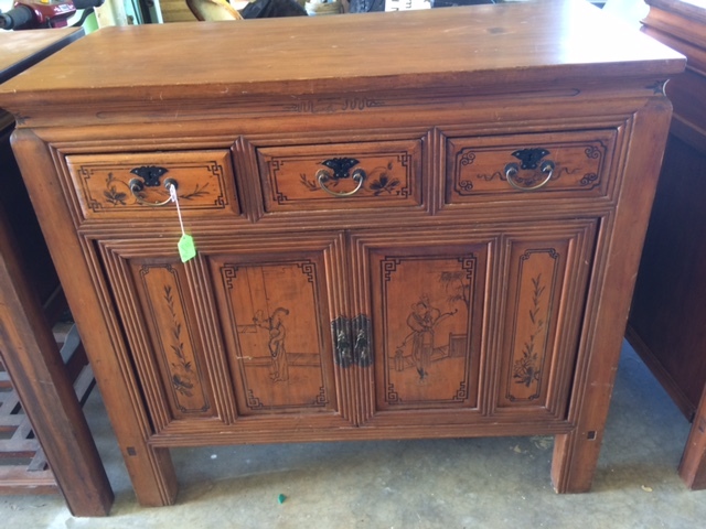 lot 1 image: Asian CabinetBuffett- Very Beautif...