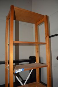 lot 17 image: Wooden Storage Shelf Unit Made in Holland