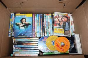 lot 55 image: Kids DVDs Including Toy Story, Casper,  Game Plan, and Pirates of the Caribbean 2