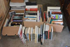 lot 103 image: Book Lot Patricia Cornwell Novels, David Baldacci, Michael Crichton and More