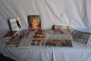 lot 106 image: The Royals Lot Diana, Sarah, Charles, Books Papers and Magazines
