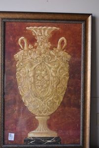 lot 147 image: Wall Art Grand Royal Urn Print by Jacques Lamy