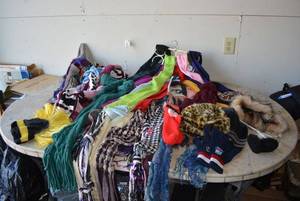 lot 155 image: Generous Amount of Winter Hats, Gloves and Scarfs