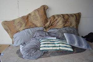 lot 157 image: Misc. Pillows and Bedding