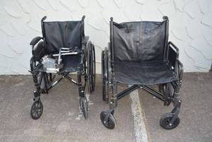 lot 173 image: 2 Wheel Chairs, Some Wear, Please Preview