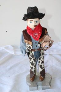 lot 198 image: Nutcracker Village Cowboy Nutcracker, see pictures