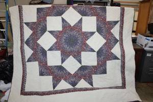lot 228 image: Queen Size Handmade Quilt
