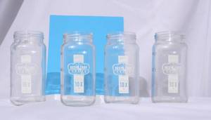 lot 162 image: Set of 4 Collectible Deep Eddy Mason Jars