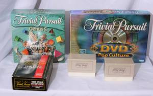lot 163 image: Lot of Vintage Trivial Pursuit Games