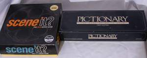 lot 165 image: PIctionary & Scene It  Games