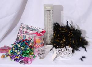 lot 100 image: ALL NEW Party favors Beads and Boas  Shot Glass  Rain Fall Stick