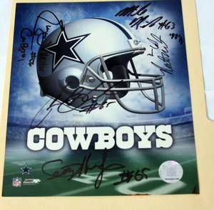 lot 57 image: Dallas Cowboys Lot of Autographs