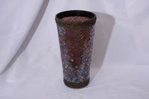 lot 176 image: Large mosaic Vase  Amethyst