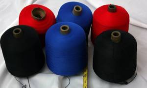 lot 325 image: Huge Lot of Serging Thread  6 Giant Spools Over 8 across