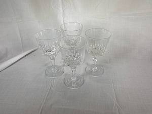 lot 6 image: Lead Crystal Wine Glasses