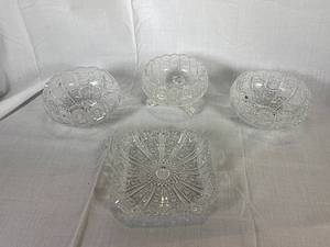 lot 7 image: Lead Crystal Bowls and Dishes