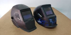 lot 13 image: Lot of 2 Auto-Darkening Chicago Electric Wedling Masks