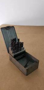 lot 18 image: Lot of Drill Bits with Metal Case
