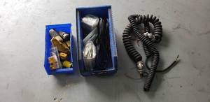 lot 32 image: Lot of Miscellaneous Electrical Plugs, Outlet Covers, and Cords