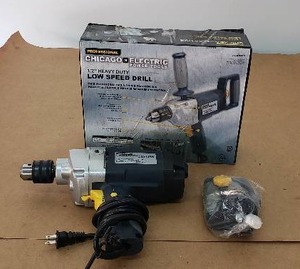 lot 76 image: Professional Chicago Electric 12 Haevy Duty Low Speed Drill - Model 93632