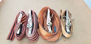 lot 80 image: Lot of 4 Heavy Duty Ratchet Straps