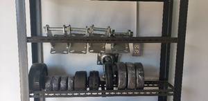 lot 85 image: Contents of Shelf - Lot of 11 Wheels with 5 Casters - Various Sizes from 5 to 8