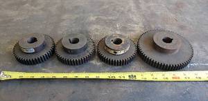 lot 94 image: Lot of 4 Martin Steel Spur Gears
