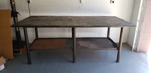 lot 109 image: Welding Table - 96L x 48W x 38H