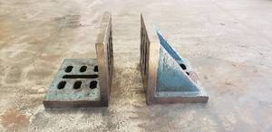 lot 120 image: 2 Heavy Duty 6 Angle Plates