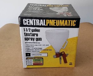 lot 134 image: Central Pneumatic 1-12 Gallon Texture Spray Gun