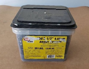 lot 136 image: Box of Grip Rite 16D 3-12 Nails