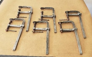 lot 144 image: Lot of 6 Welding F Clamps - 300 x 120