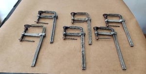 lot 145 image: Lot of 6 Welding F Clamps - 300 x 120