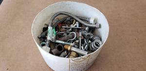 lot 161 image: Lot of Miscellaneous Fittings, Washers, Nuts, and More