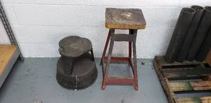 lot 163 image: Lot of 3 Shop Stools