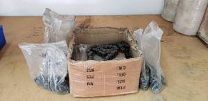 lot 165 image: Box of Chain and Chain Links