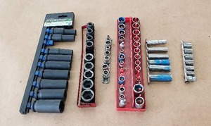 lot 176 image: Lot of Sockets - Craftsman USA and Pittsburgh