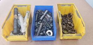 lot 186 image: Lot of Magnets, Brass Bushings, and Miscellaneous Parts