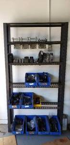 lot 89 image: Metal Shelf - 39L x 10W x 75H