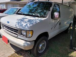 lot 4 image: UPDATED INFO PLEASE READ DESCRIPTION 1994 FORD E-350 ECONOLINE CARGO VAN 5.8 ENGINE ONLY 69,200 ORIGINAL MILES NOT STARTING STARTER NEEDS REPAIRED OR REPLACED MUST BE TOWED LOCATIONPREVIEWPICK-UP IS DIFFERENT FOR THIS LOT