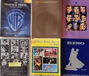 lot 42 image: LOT OF 8 VINTAGE MOVIE CATALOGS AS SHOWN. THESE WERE USED BY MOVIE STORESCOMPANIES AND THEATERS FOR ORDERING