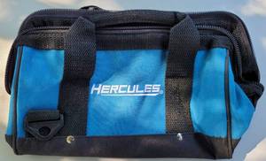 lot 68 image: HERCULES 16 TOOL BAG WITH STRAP AND TAG IN UNUSED CONDITION AS SHOWN.