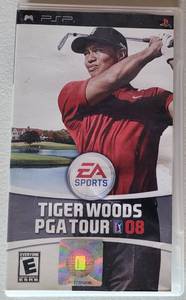 lot 129 image: TIGER WOODS PGA TOUR 08 PLAYSTATION PSP GAME AS SHOWN.