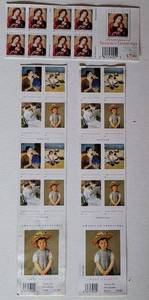 lot 146 image: LOT OF 3 UNUSED SHEETS OF COLLECTIBLE STAMPS AS SHOWN. (SOLD 3X THE MONEY)