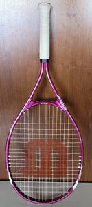 lot 154 image: WILSON TRIUMPH TENNIS RACKET AS SHOWN.