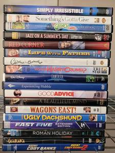 lot 178 image: LOT OF 18 DVD MOVIES IN TITLES SHOWN. (SOLD 18X THE MONEY)