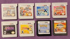 lot 136 image: LOT OF 8 NINTENDO 3DS GAMES AS SHOWN. FOR LIST, SEE DESCRIPTION. (SOLD 8x THE MONEY)